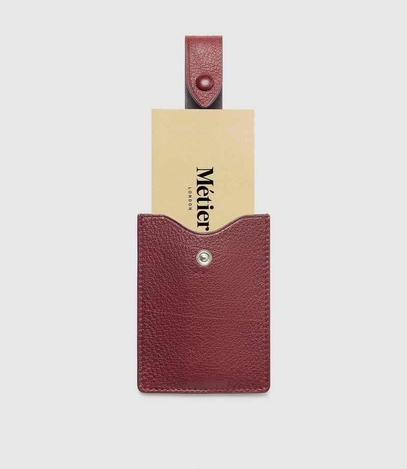 Small Wallet Buffalo Dark Cherry