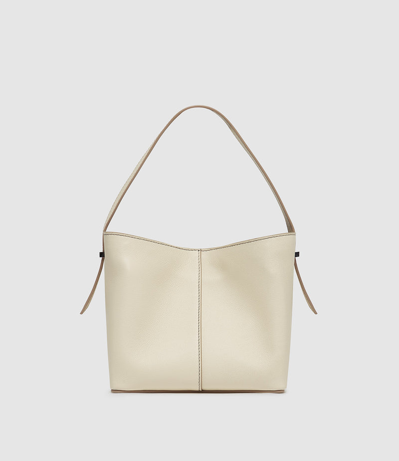 Tilt 16 Smooth Calfskin White Sand