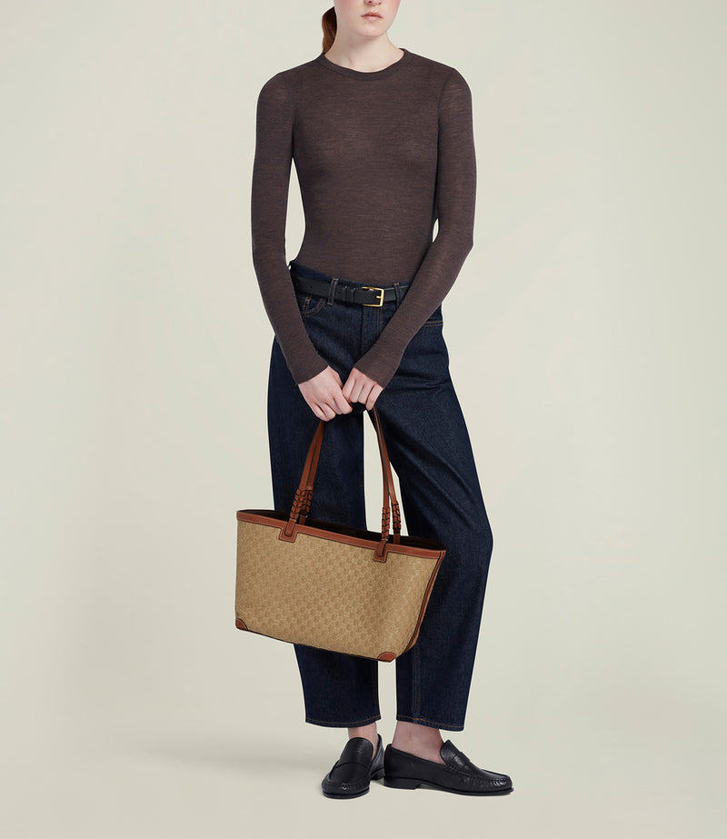 Cala 32 Woven Fabric Sahara with Buffalo Cognac