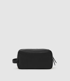 Wash Bag Pebble Grain Black