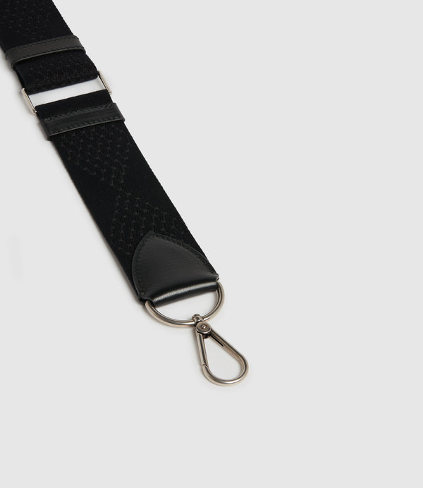 Men's Diamond Webbing Strap Black