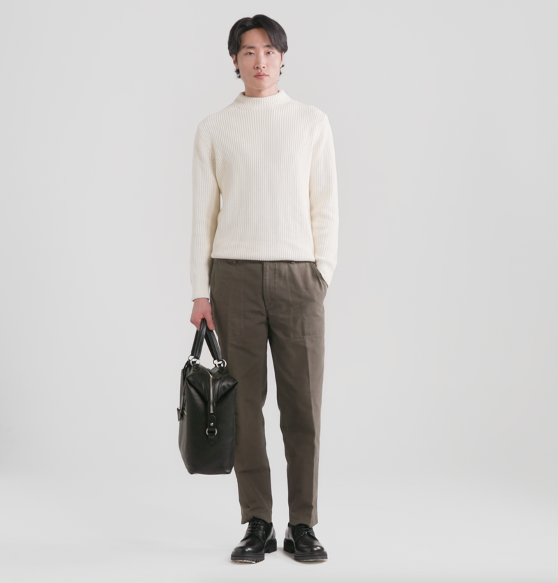 Métier Vagabond All Day Handmade Messenger Bag Italian Buffalo