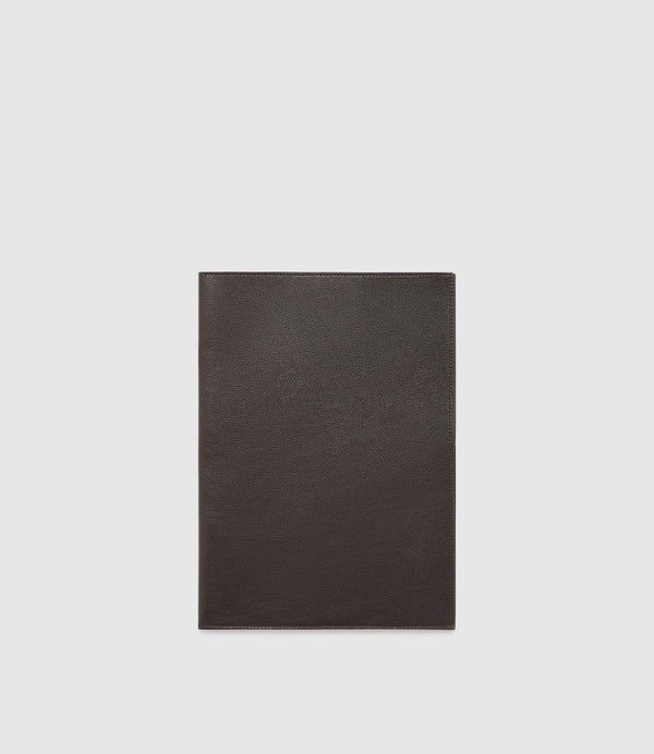A4 Leather Folder Buffalo Cacao