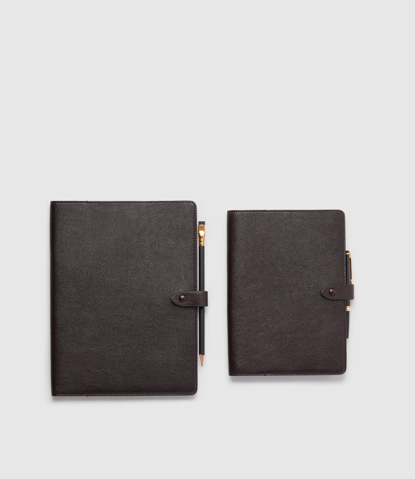 Leather A5 Notebook Cover & Pencil Case - Retro Organizer For Artists & Writers