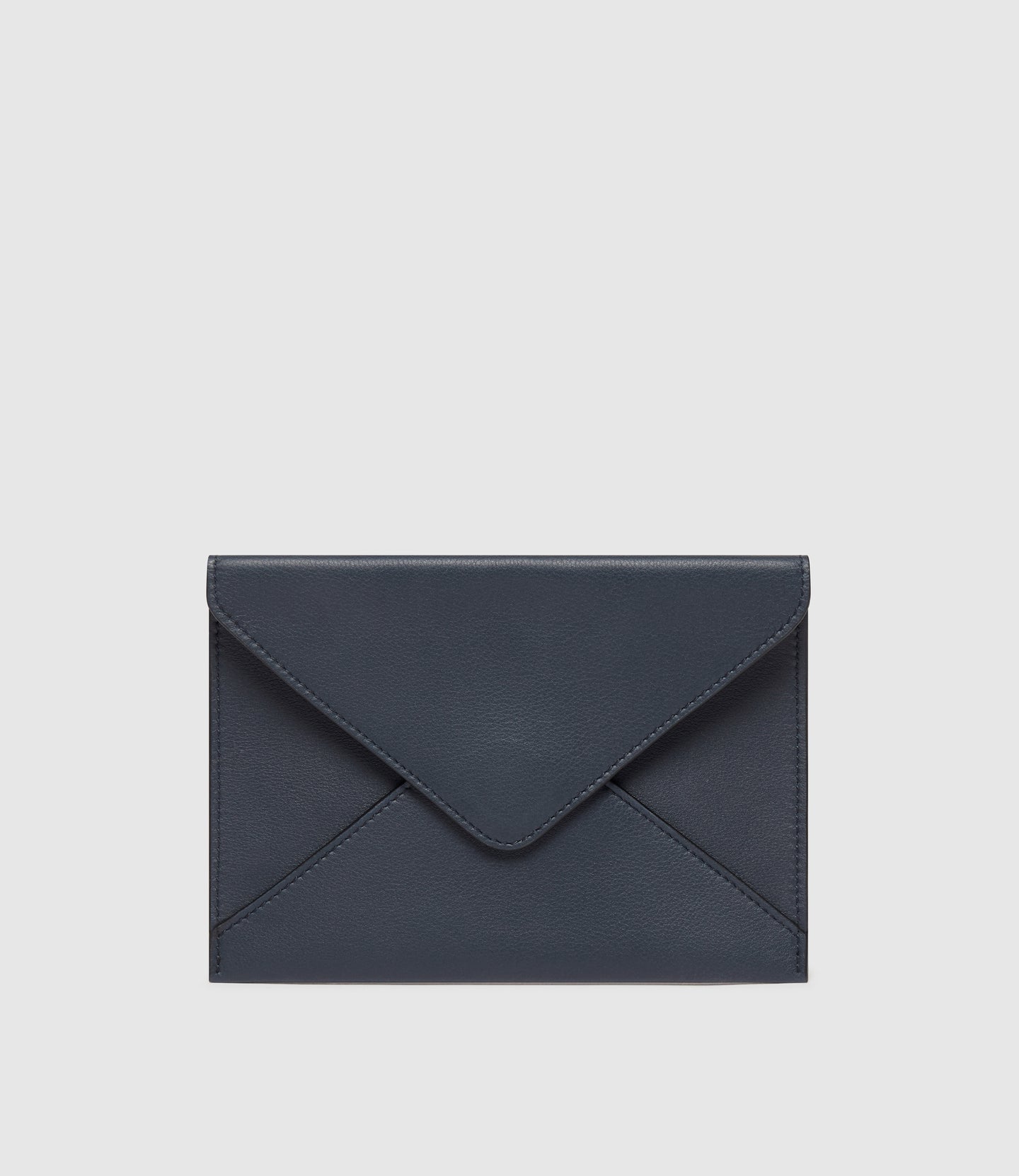 A6 Envelope Smooth Calfskin Slate