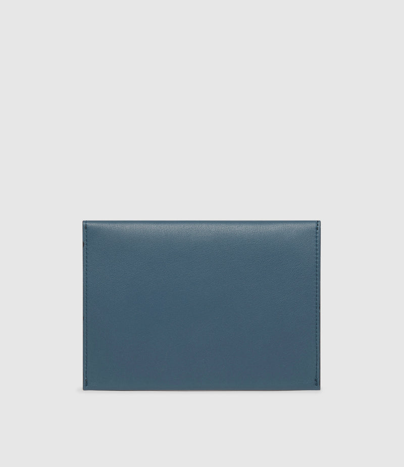 A6 Envelope Smooth Calfskin Storm