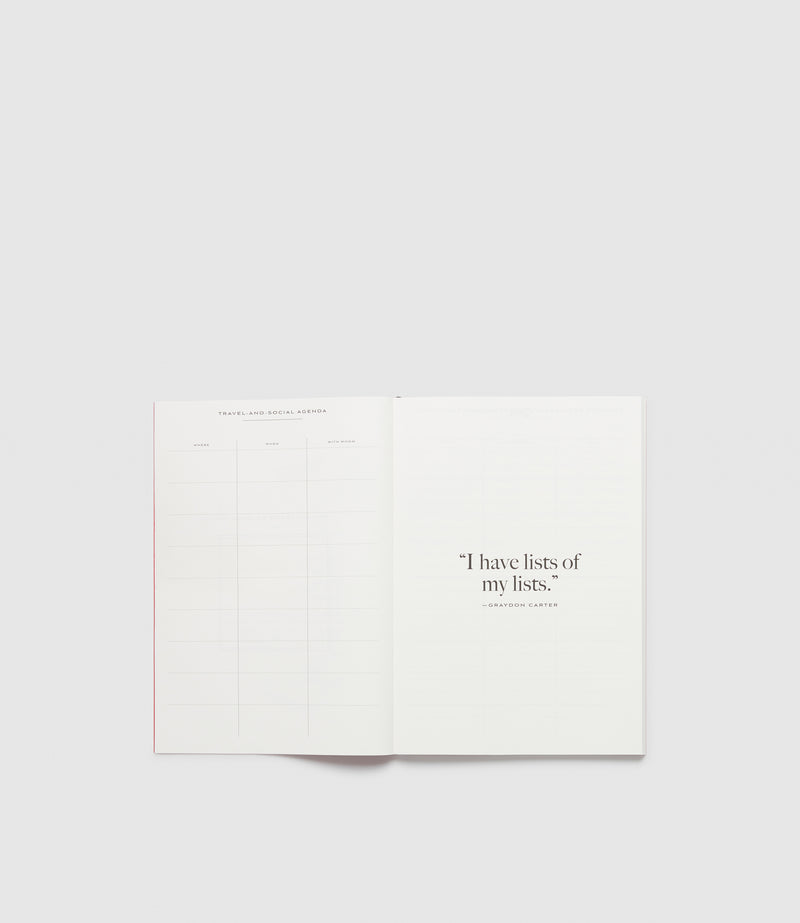 Air Mail x Métier A5 Notebook Air Mail Paper Red