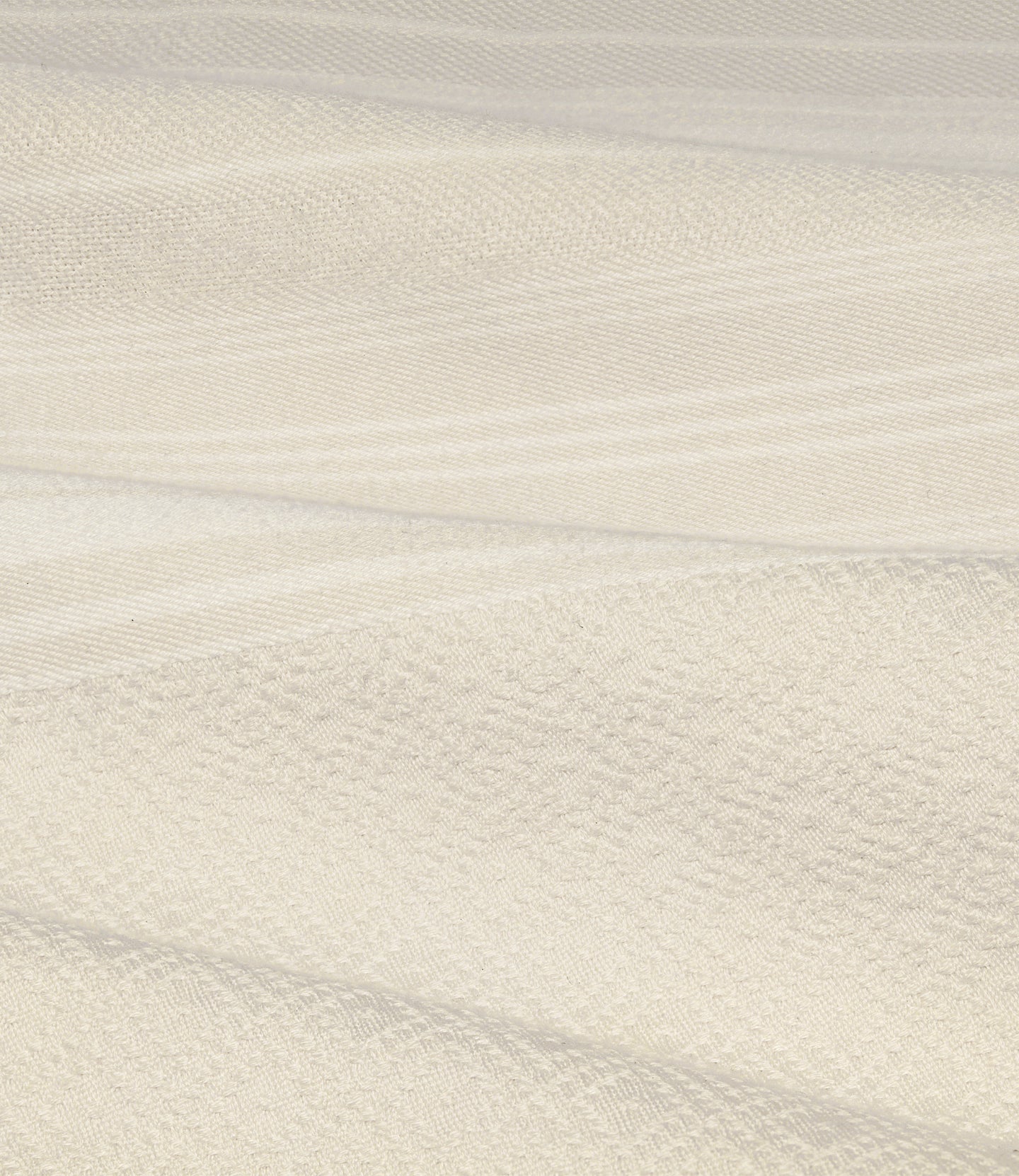 Small Beach Blanket Sustainable Cotton Moroccan Jacquard and Natural