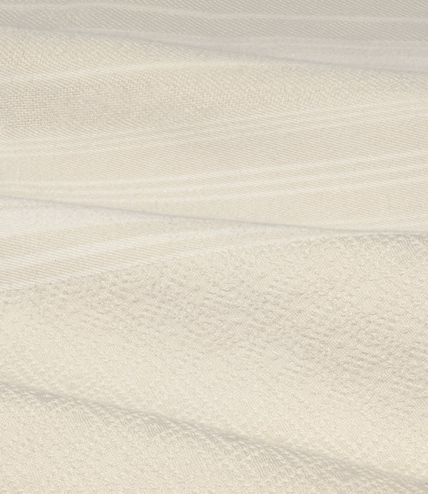 Large Beach Blanket Sustainable Cotton Moroccan Jacquard and Natural