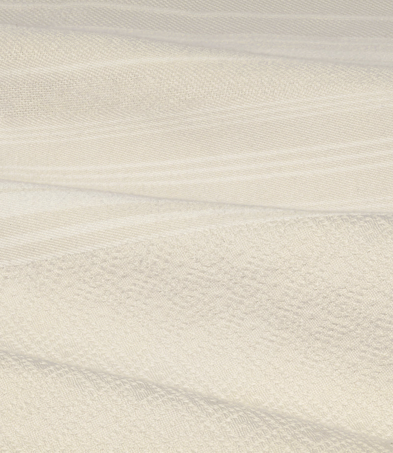 Large Beach Blanket Sustainable Cotton Moroccan Jacquard and Natural