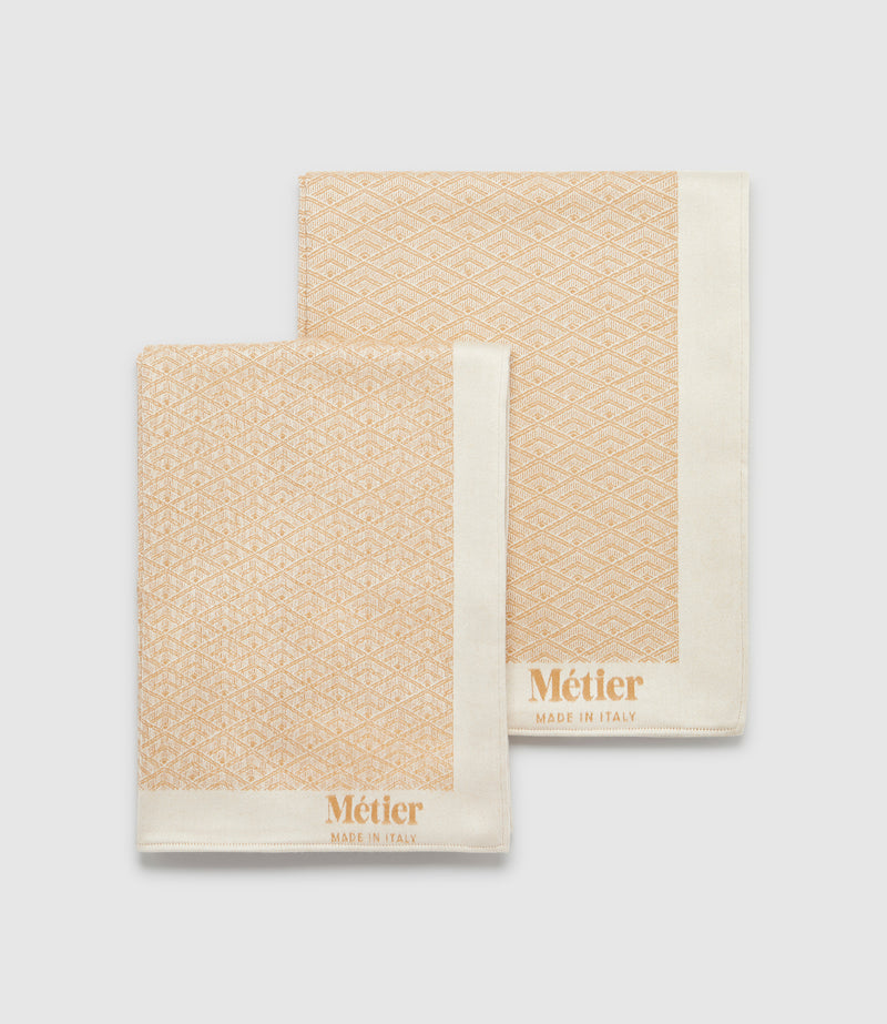 Large Cashmere Throw Camel and White Sand