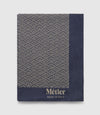 Large Cashmere Throw Navy and Natural