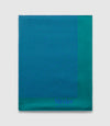 Large Cashmere Throw Yves Blue and Emerald