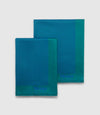 Large Cashmere Throw Yves Blue and Emerald