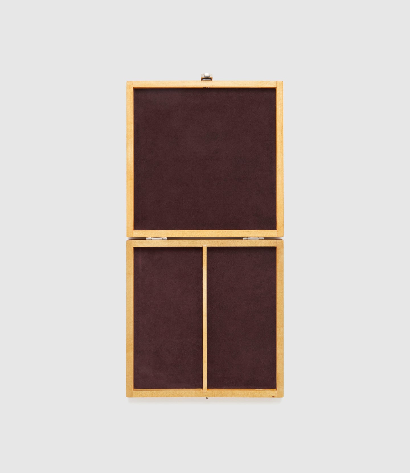 Travel Chess and Backgammon Set in Cognac Leather, Olive and Ebony Wood