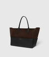 Incognito 42 Suede Chocolate and Smooth Calfskin Black