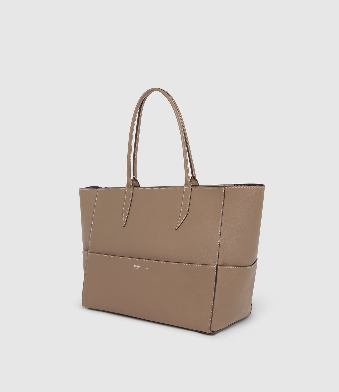 Incognito Small Cabas Bag Smooth Calfskin Taupe