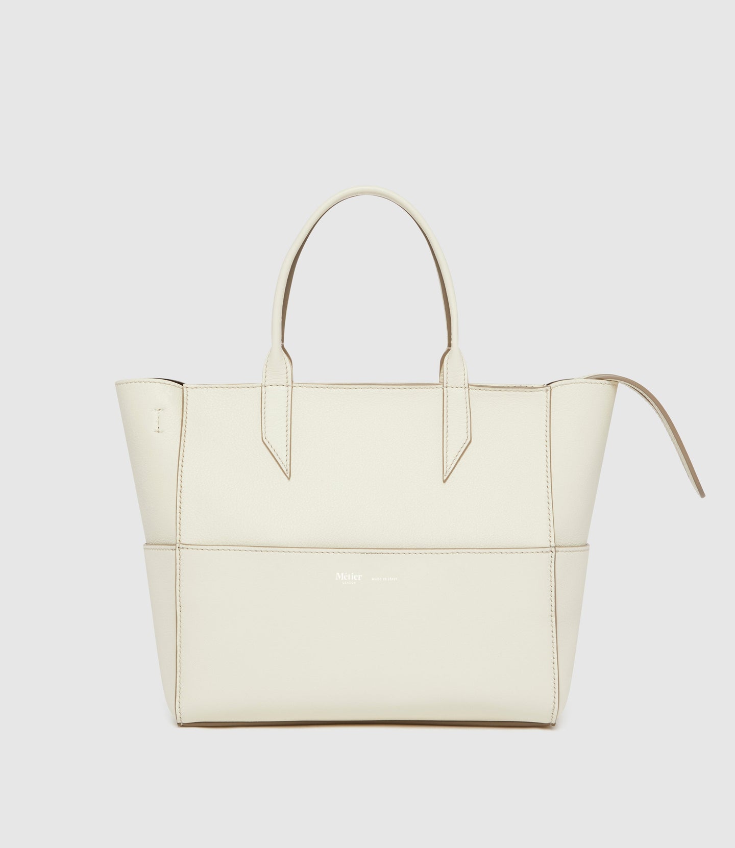 Incognito Cross Body Cabas Smooth Calfskin White Sand