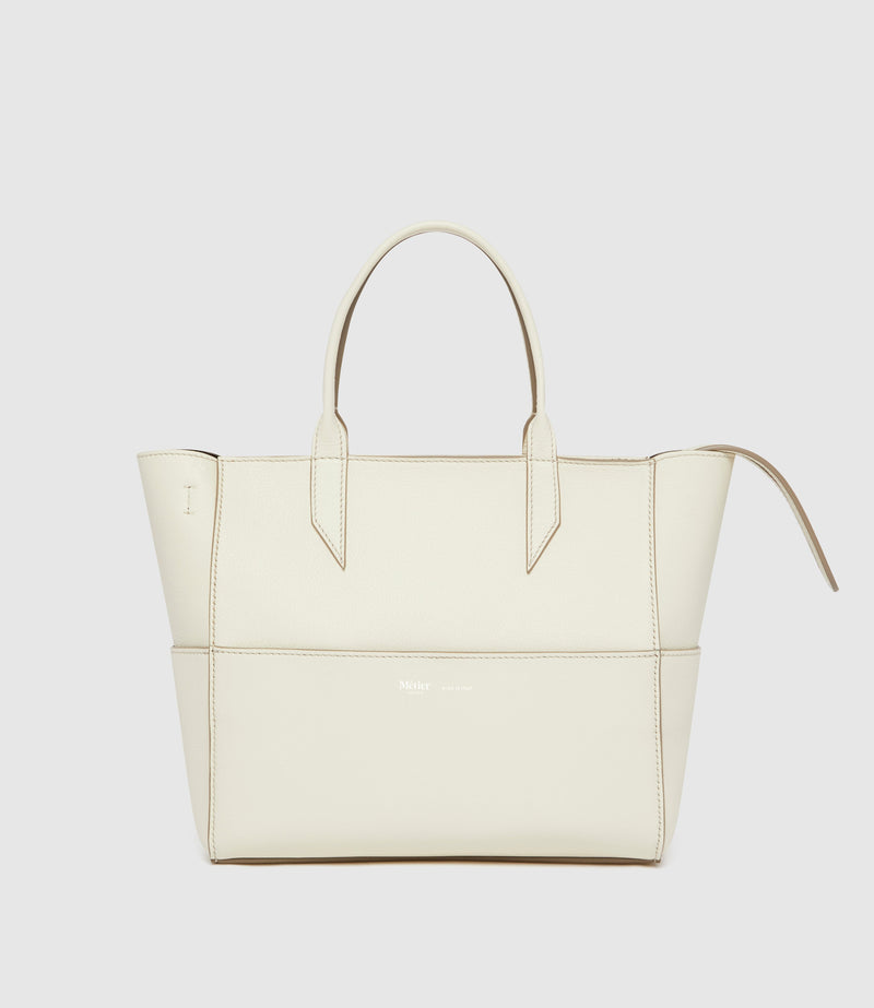 Incognito Cross Body Cabas Smooth Calfskin White Sand
