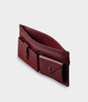 Inside Out Wallet Buffalo Dark Cherry