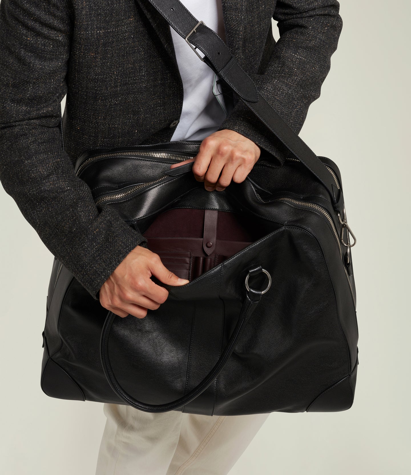 Le Grand Voyage Three to Five Night Bag Buffalo Black