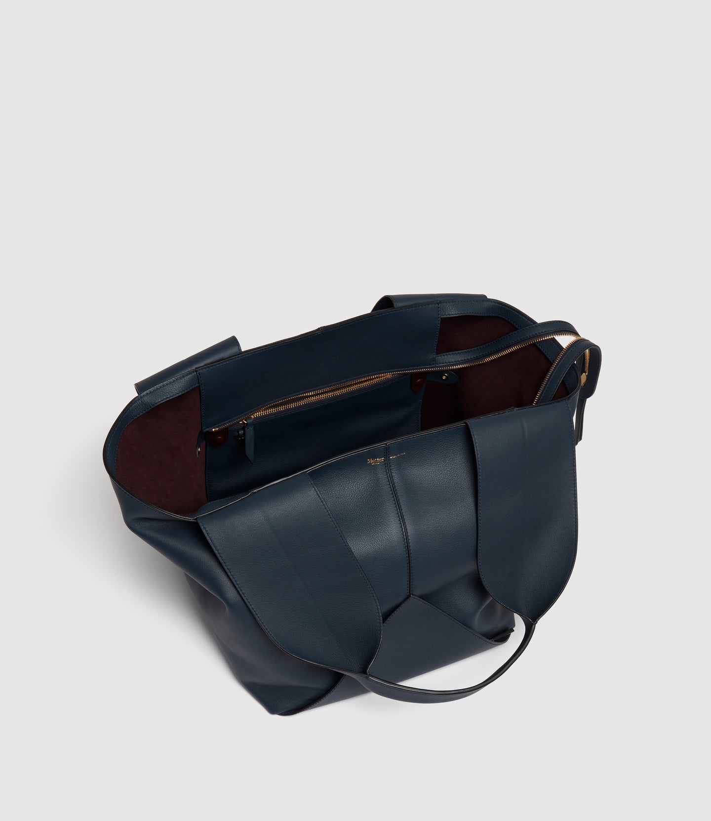 Market Bag Smooth Calfskin Navy