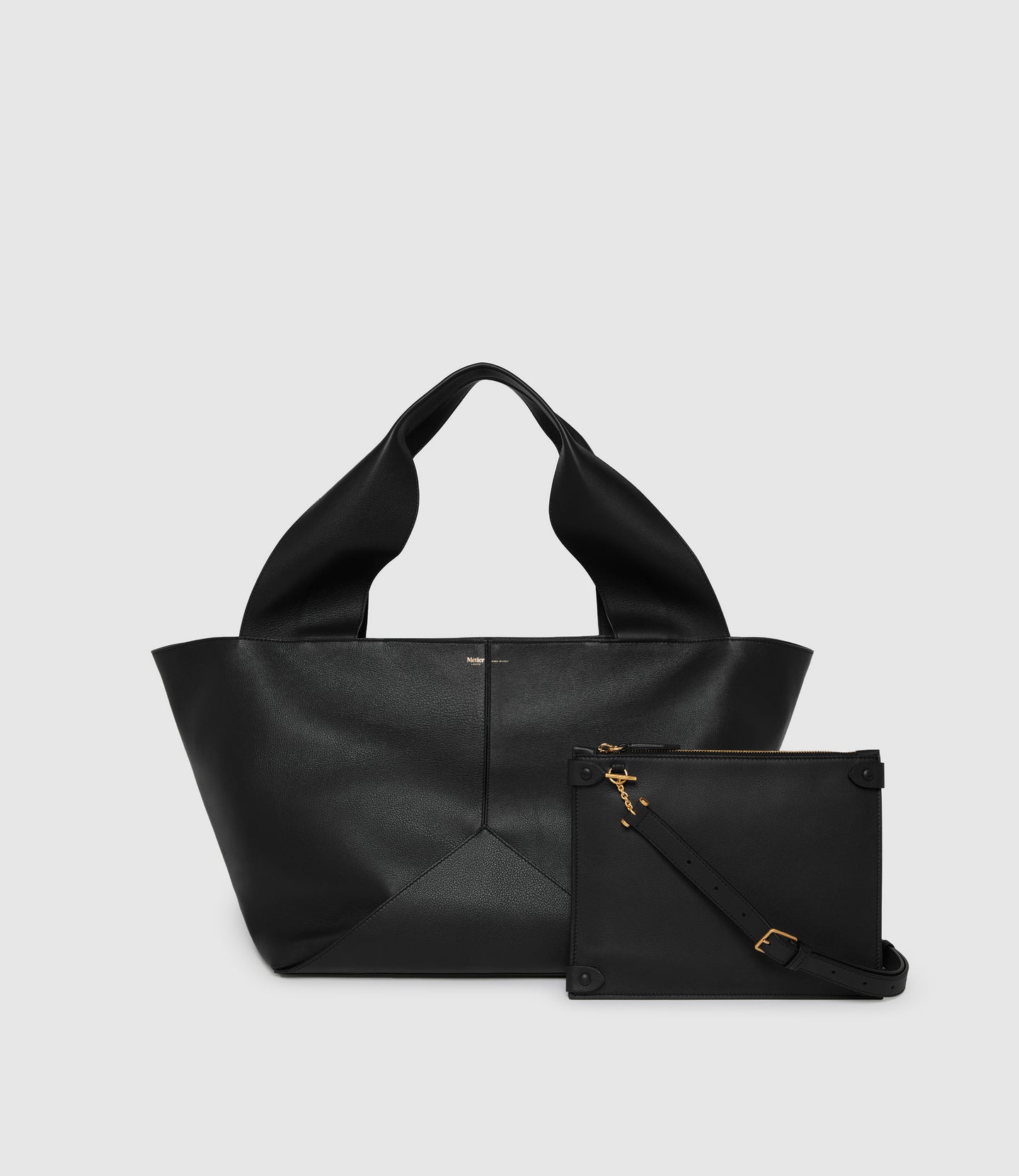 Market Weekend Smooth Calfskin Black