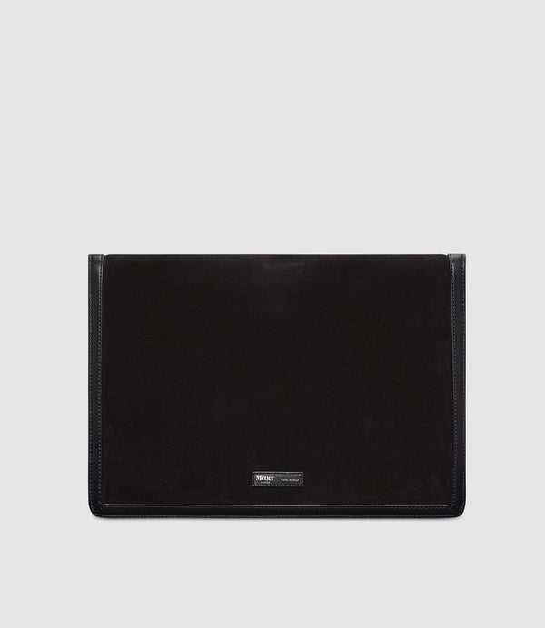 Metropolitan Laptop Case Suede Black