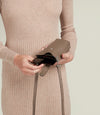 Minimalist Double Smooth Calfskin Taupe