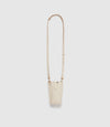 Minimalist Double Smooth Calfskin White Sand