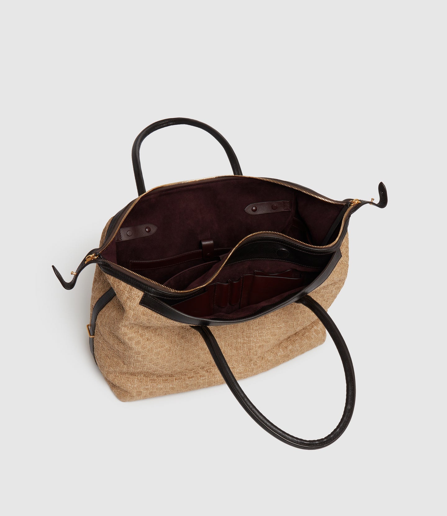 Vérité All Day Bag Woven Fabric Sahara