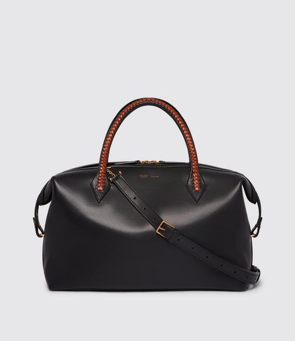 Vérité City Atelier Calfskin Black Cognac