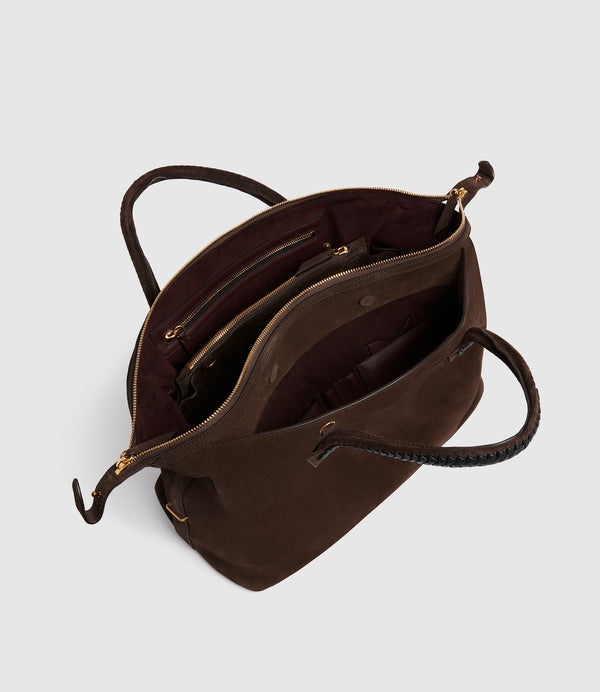 Vérité City Suede Chocolate and Elvis Black