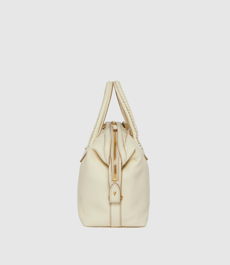 Vérité City Small Smooth Calfskin White Sand