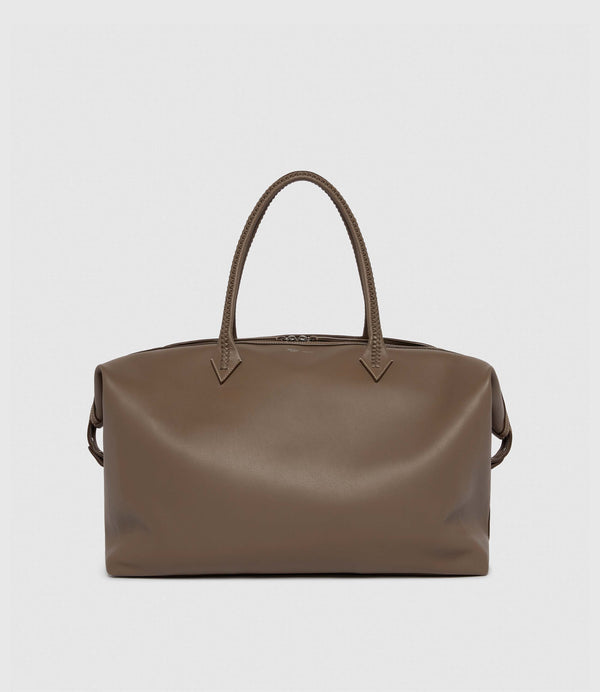 Vérité Weekend Bag Smooth Calfskin Taupe