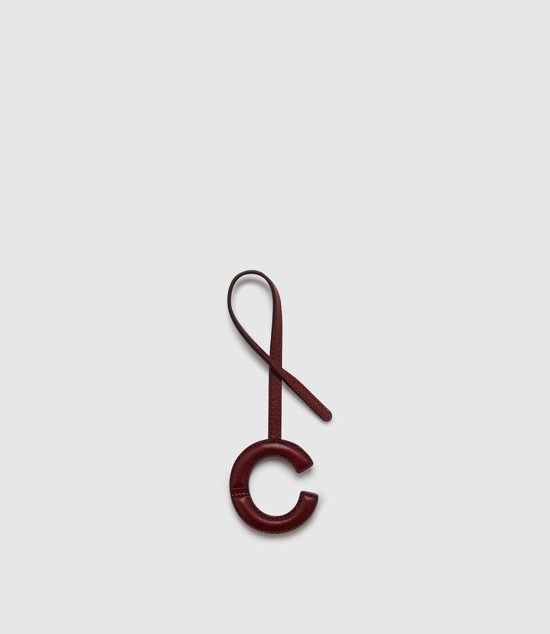 Personalisation Letter Charm Buffalo Dark Cherry