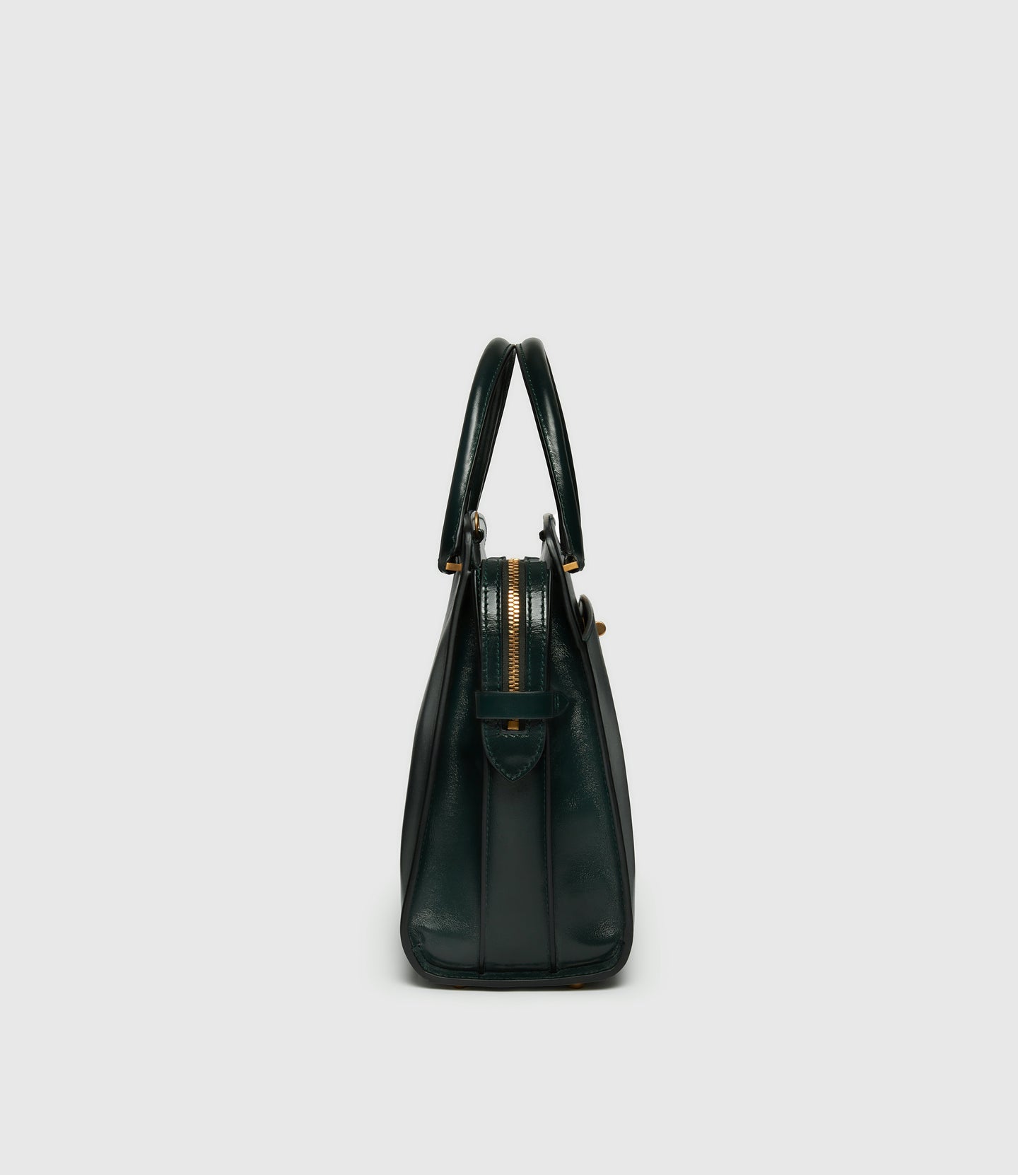 Private Eye Slim Glossy Calfskin Forest Green