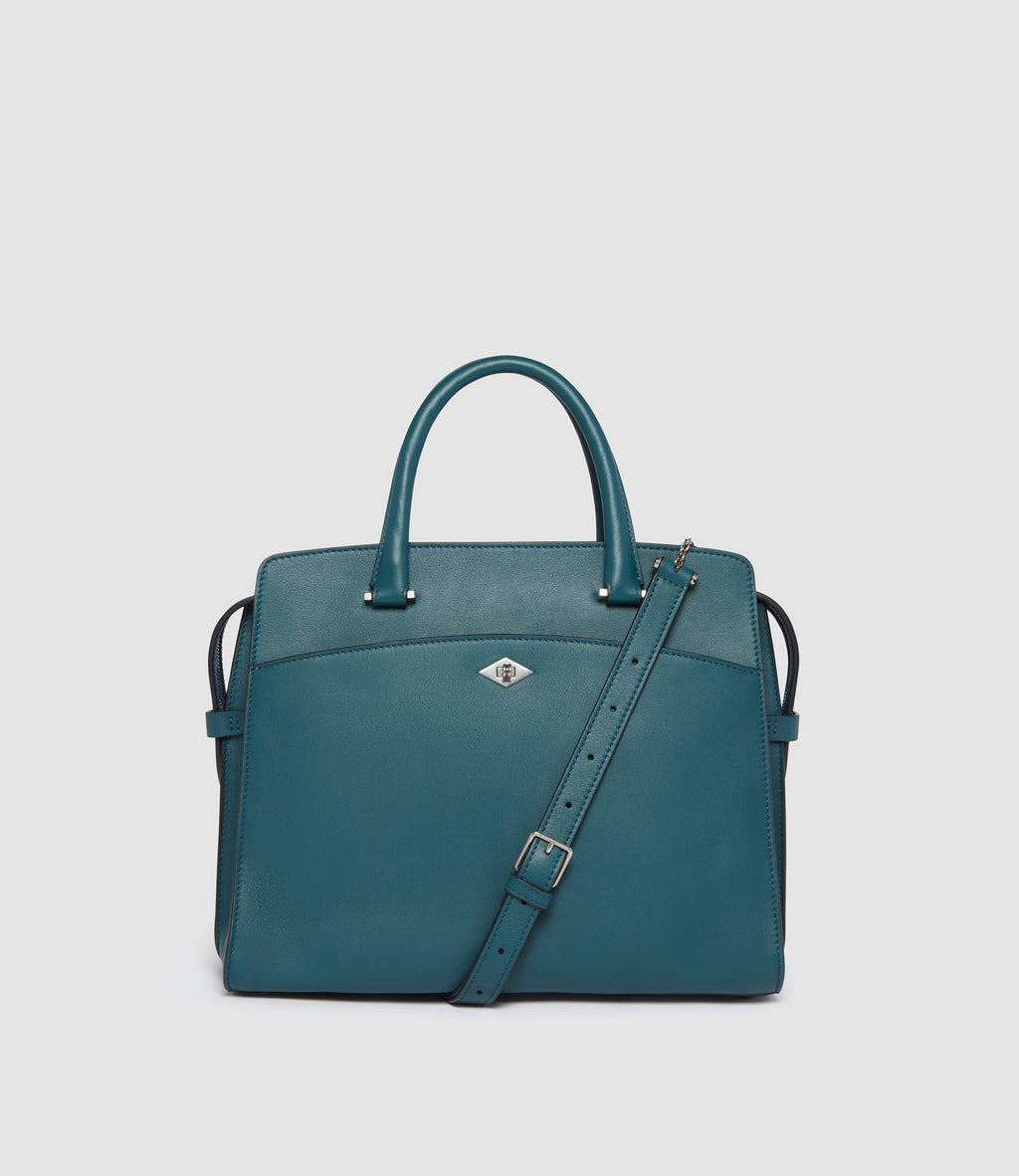 Métier Private Eye Slim Handmade Italian Calfskin Leather Handbag Lost ...