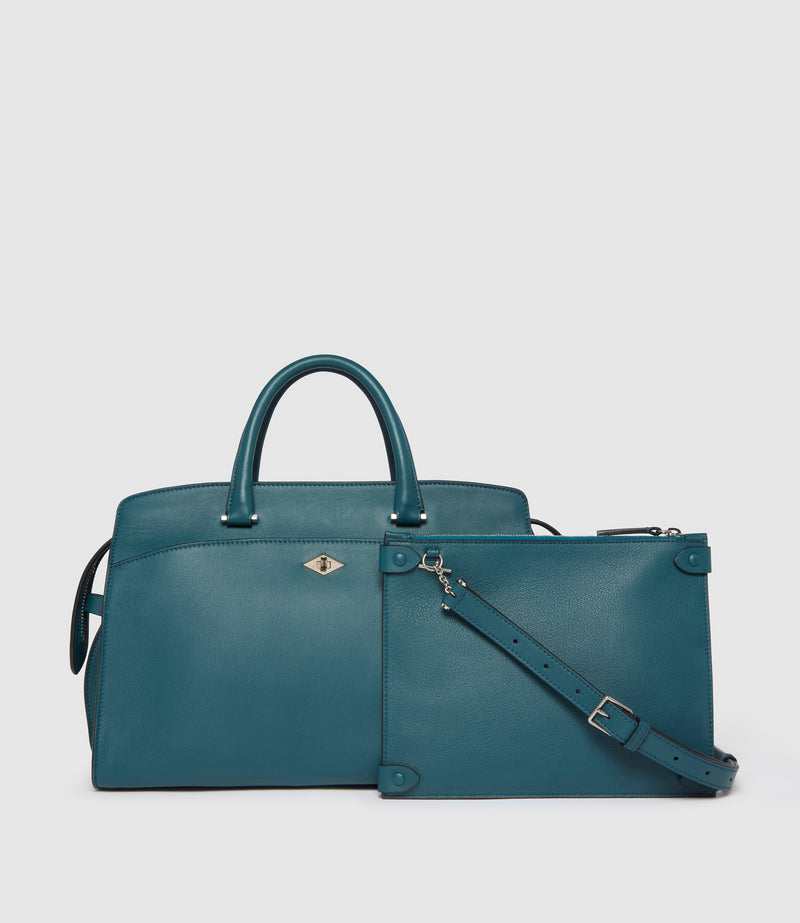 Private Eye Bag Smooth Calfskin Lost At Sea