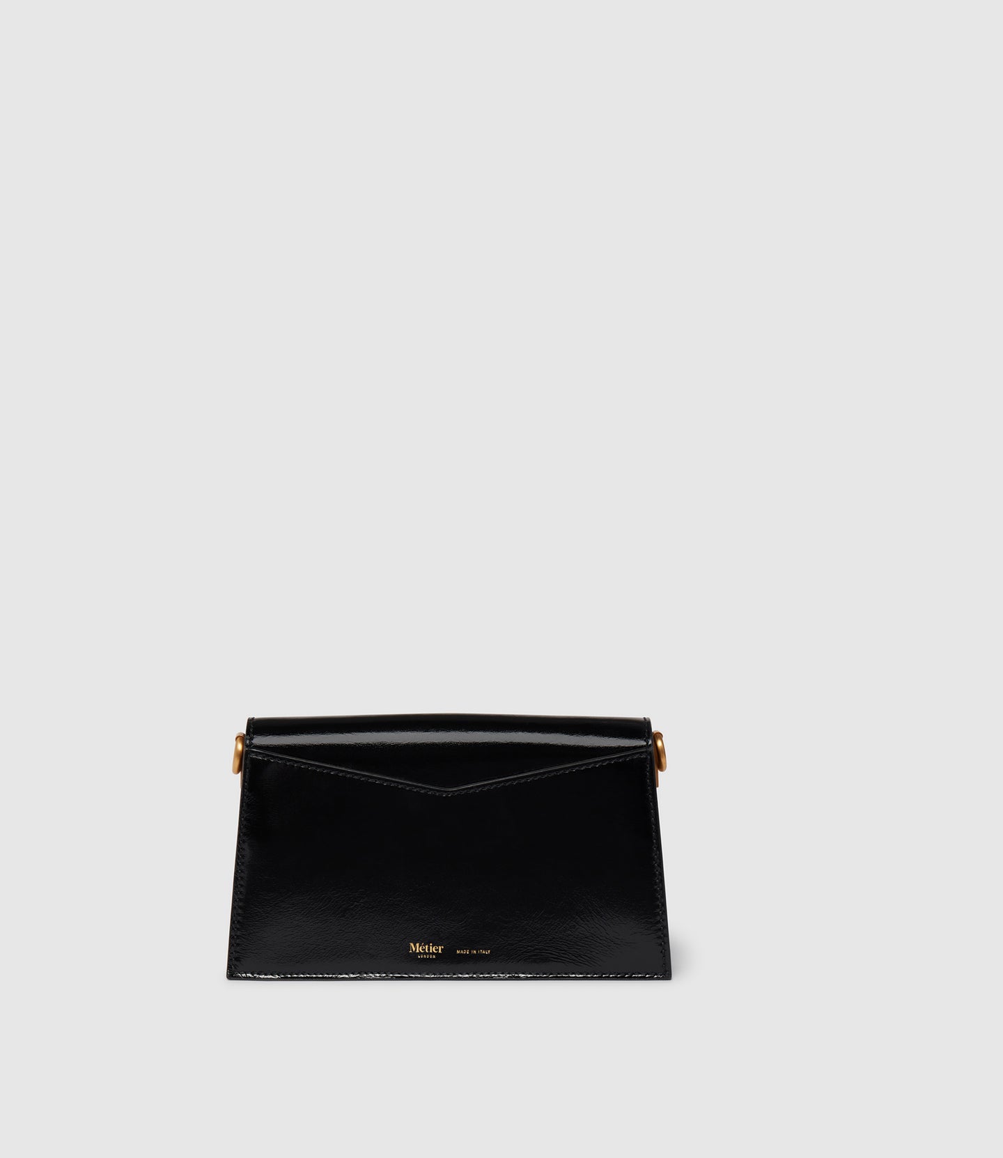 Roma Mini Glossy Calfskin Black