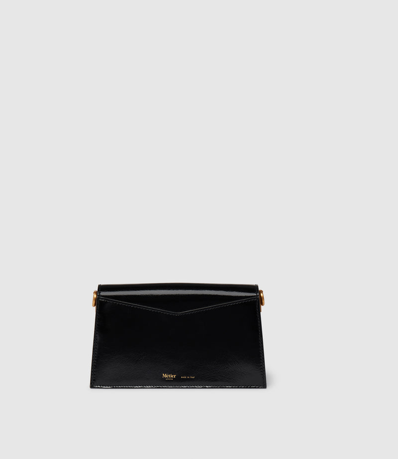 Roma Mini Glossy Calfskin Black