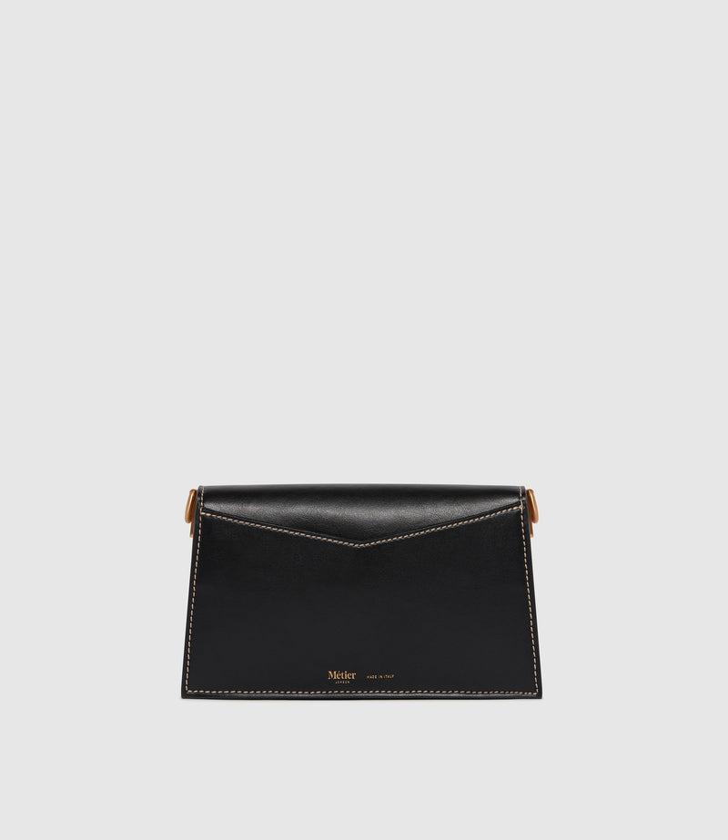 Roma Mini Clutch Natural Linen and Apple Leather