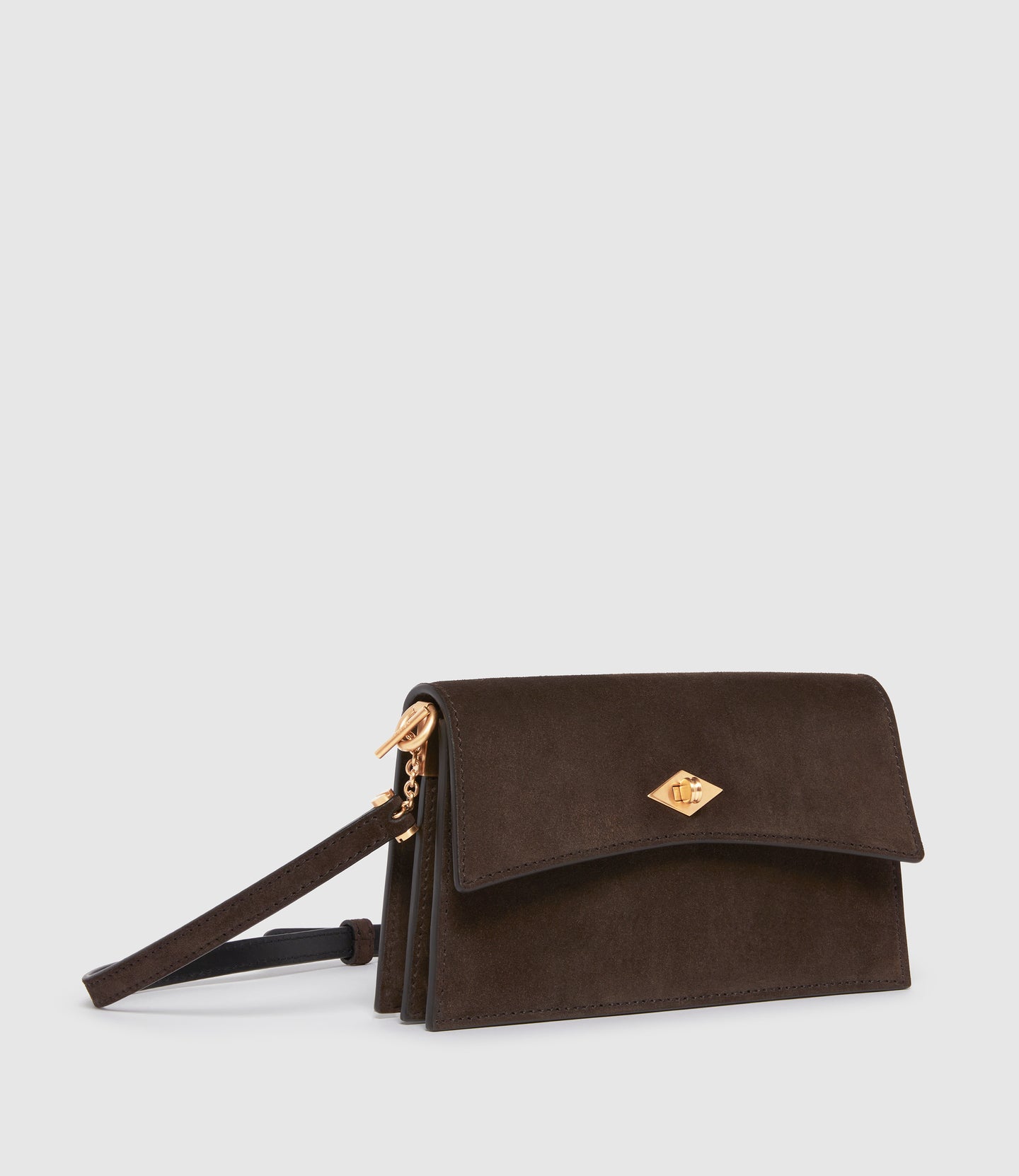 Roma Mini Suede Chocolate