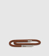 Bookmark Small Silverstone with Buffalo Cognac