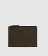Small Flat Pouch Jacquard Black