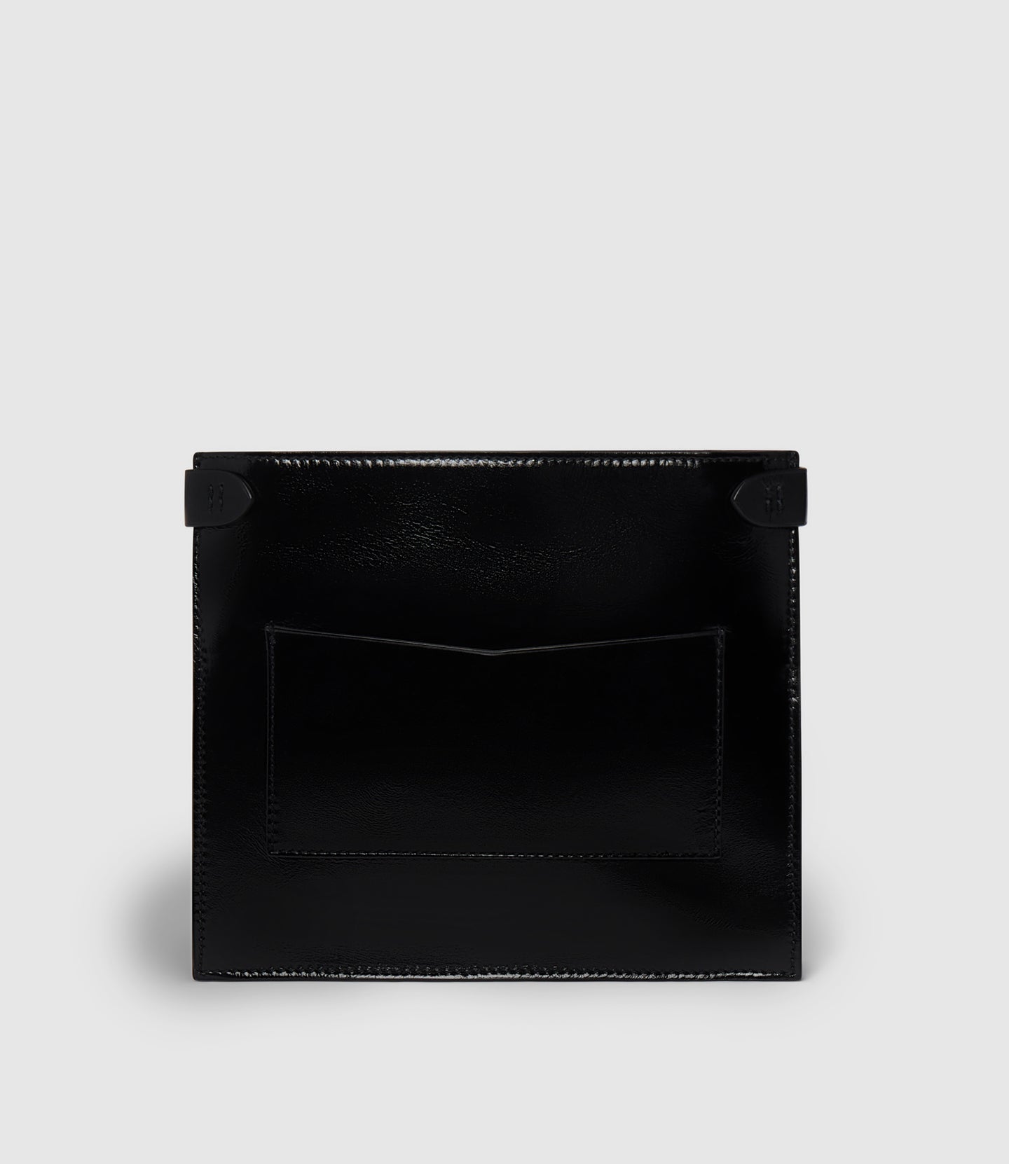 Stowaway Glossy Calfskin Black