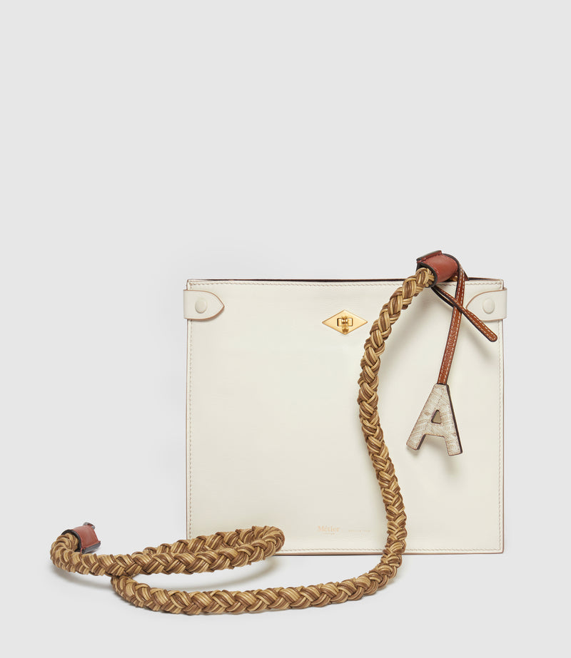 Detachable Corded Strap Sand and Brown