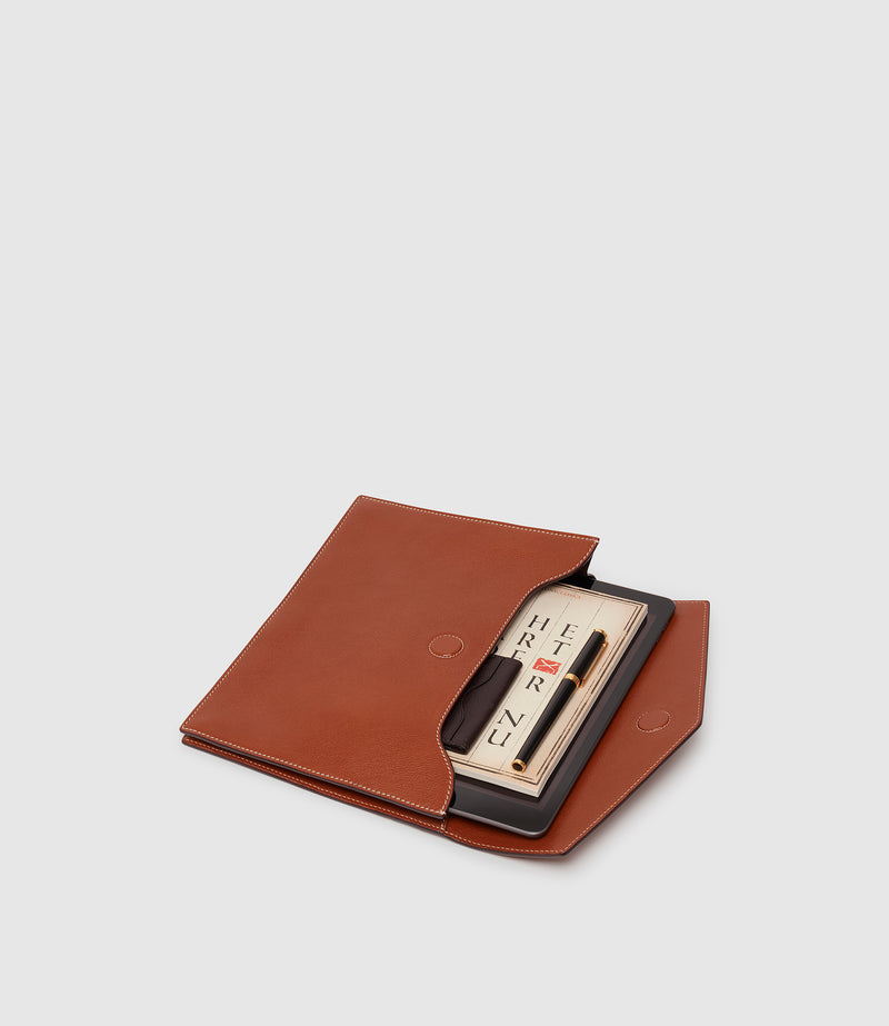 Tablet Folio Buffalo Cognac