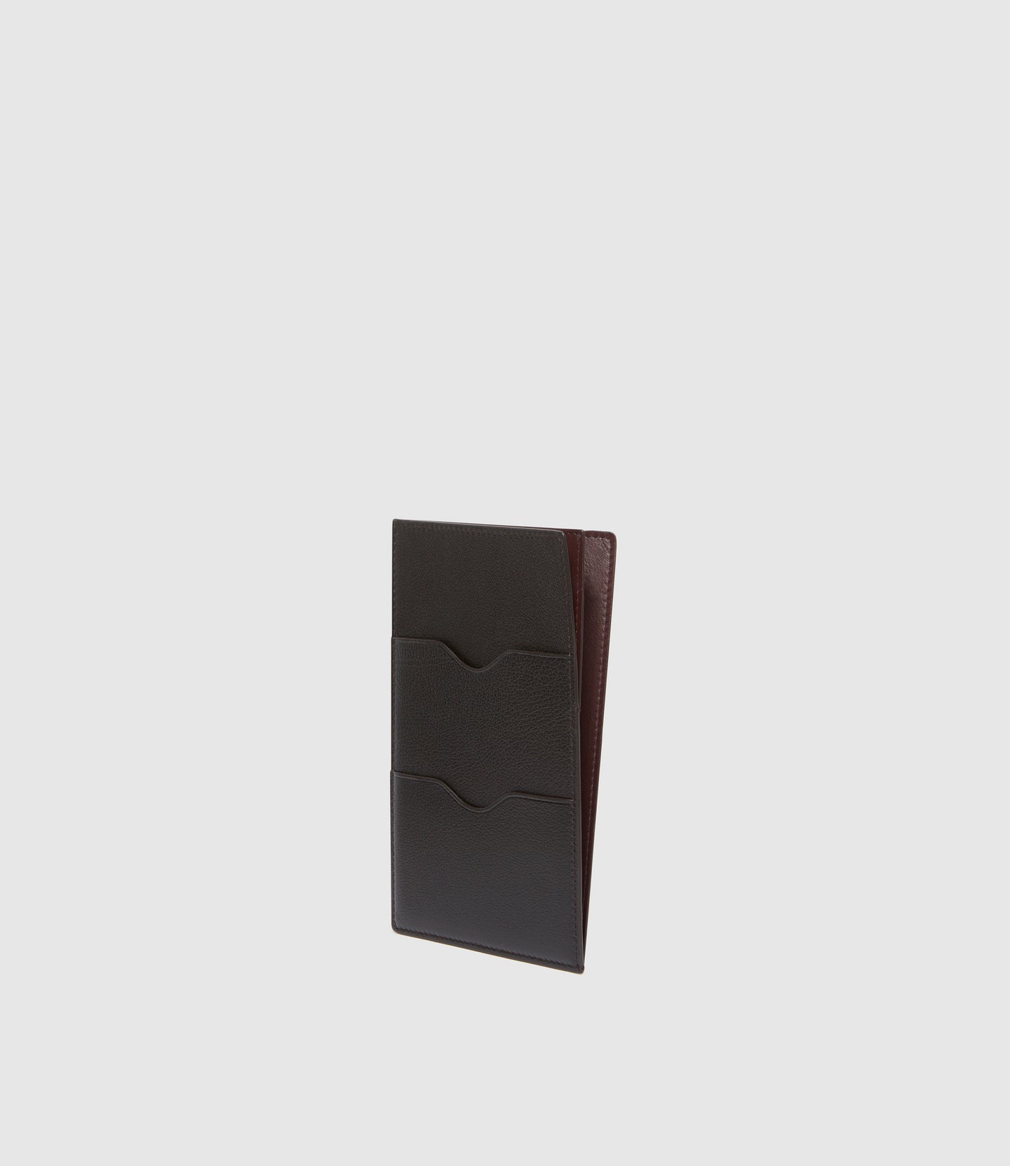 Thin Travel Wallet Buffalo Cacao