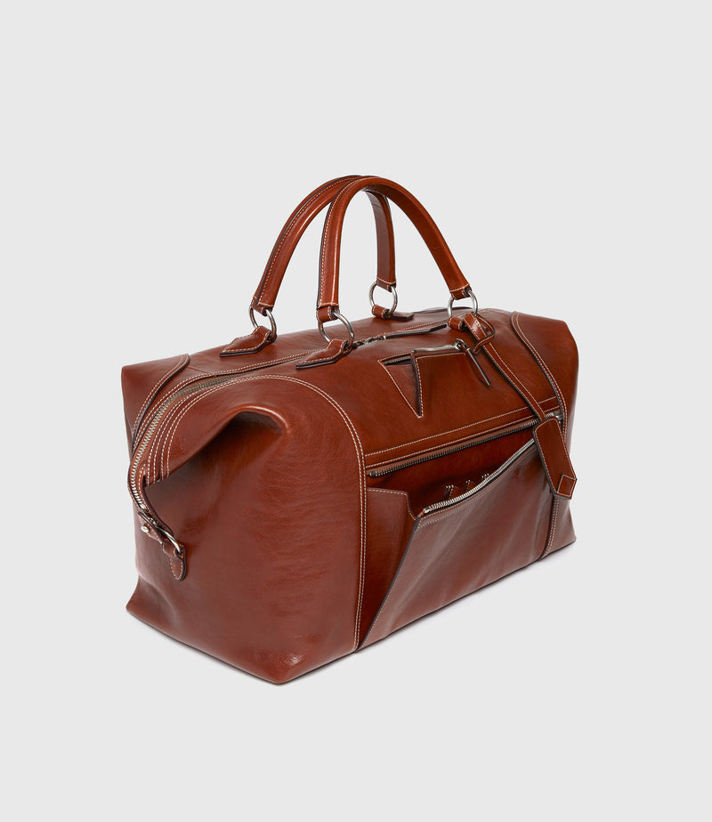 Vagabond Duffle 70s Calfskin Tobacco